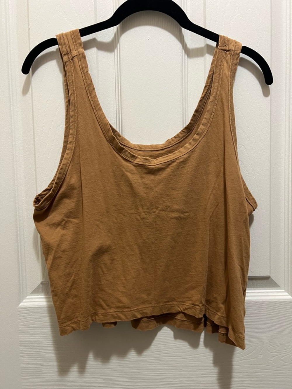 Women’s Tank Top in Warm Camel Tan